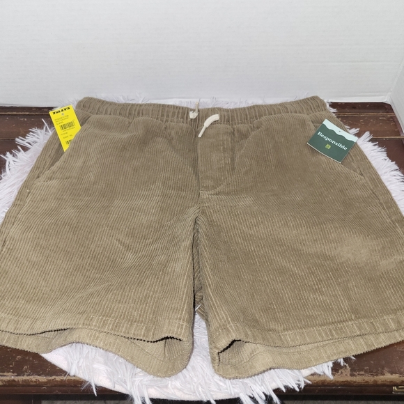 RSQ Boys Pull On Short Corduroy Tan Size XL - Picture 1 of 4